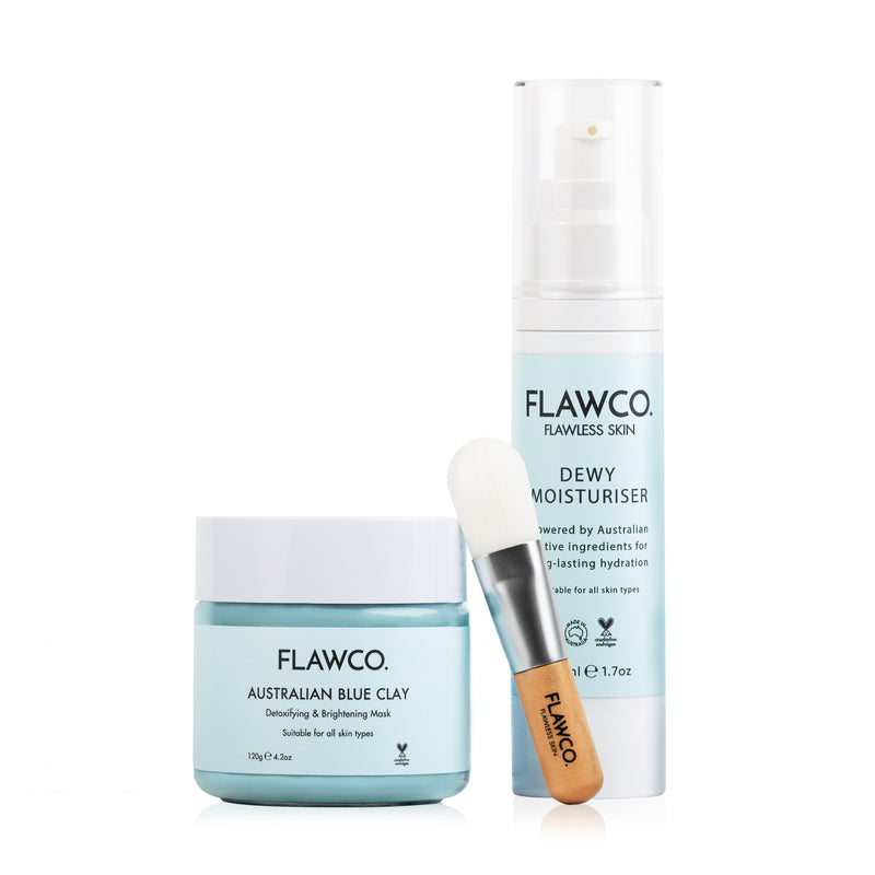 Detox and Hydrate Kit Face Mask Flawco 